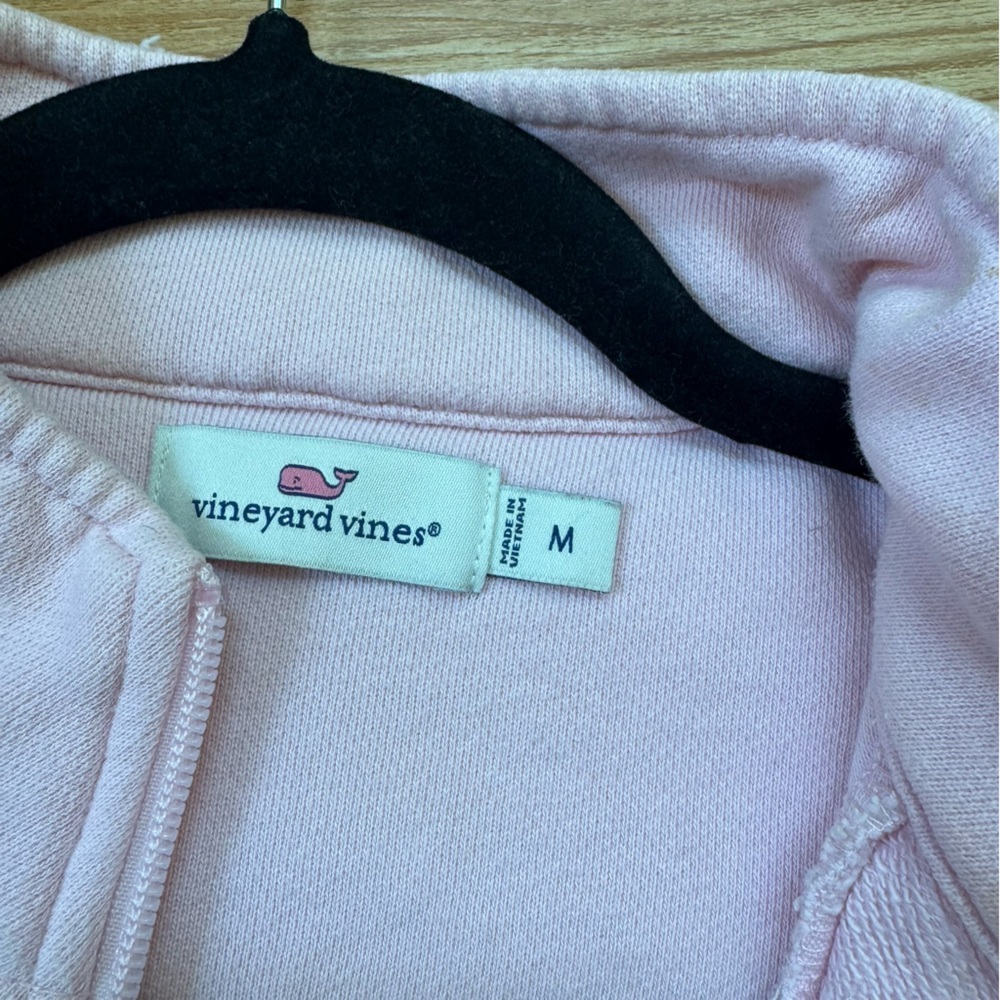 Vineyard Vines Light Pink quarter zip